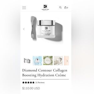 Kaplan MD Diamond Contour Collagen Boosting Hydration Crème, New!